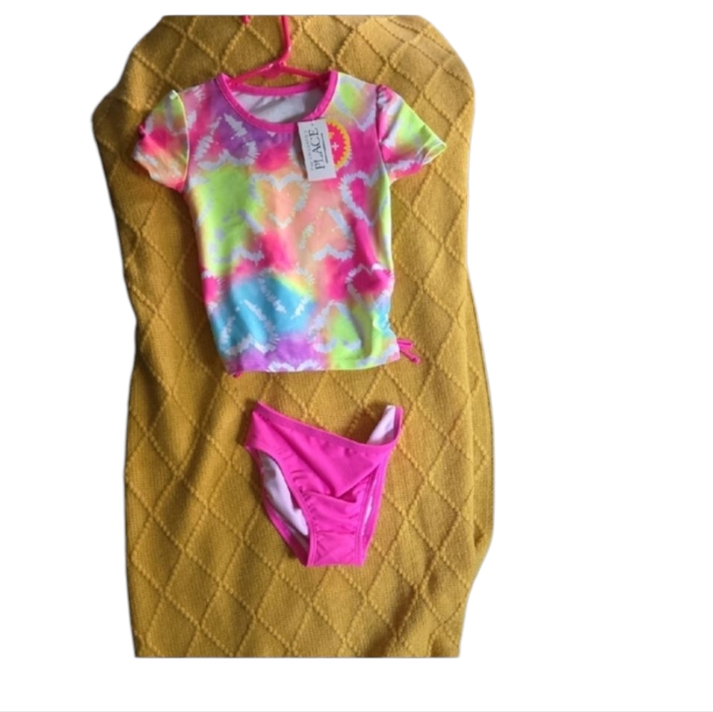Tie-Dye Two-Piece Swimsuit Size 3t Childrens Place. New With Tag.